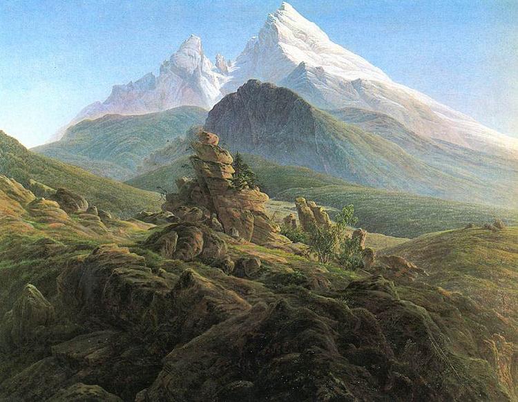 Caspar David Friedrich Der Watzmann China oil painting art